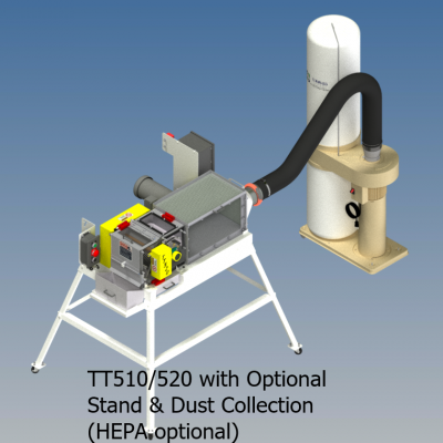 TT510-520 with Optional Dust Collector